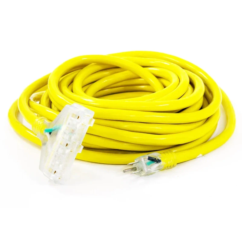 Yellow-3-Way-Power-Cords-Extension-Cords-12AWG-SJTW-Heavy-Duty-3-Prong-Power-Cable-Lighted-Multi-Plug-for-Warehouse