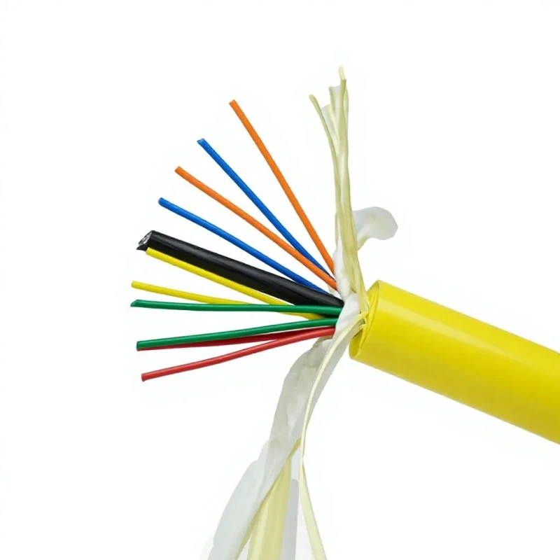 Zero-Buoyancy-Copper-Conductor-ROV-Umbilical-Cable-for-Underwater-Robots-2-Core-28-26-24-20-AWG
