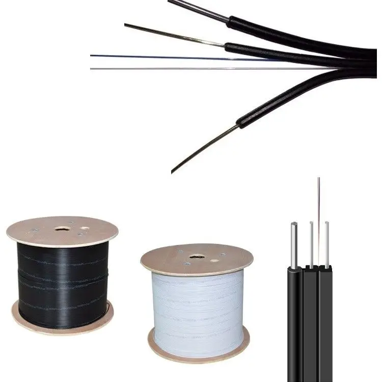 manufacturer-communication-cable-indoor-outdoor-fiber-optic-cable-SM-1hilo-2-core-FTTH-drop-fibra-optica-cable-1km